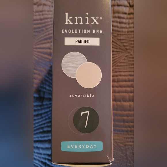 Knix bra ( 7) original box beige and salt and pepper grey evolution Bra - Picture 4 of 5